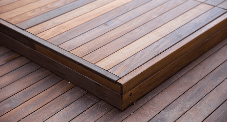 Wood decking boards