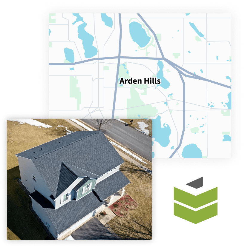 Map of Arden Hills, MN