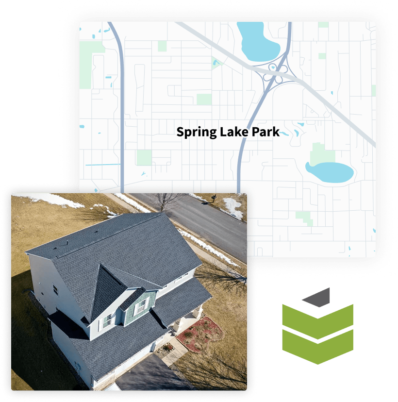 Map of Spring Lake Park, MN