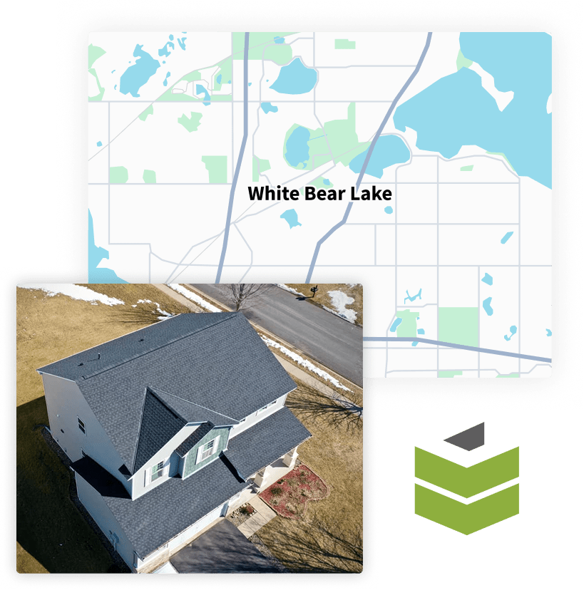 Map of White Bear Lake, MN
