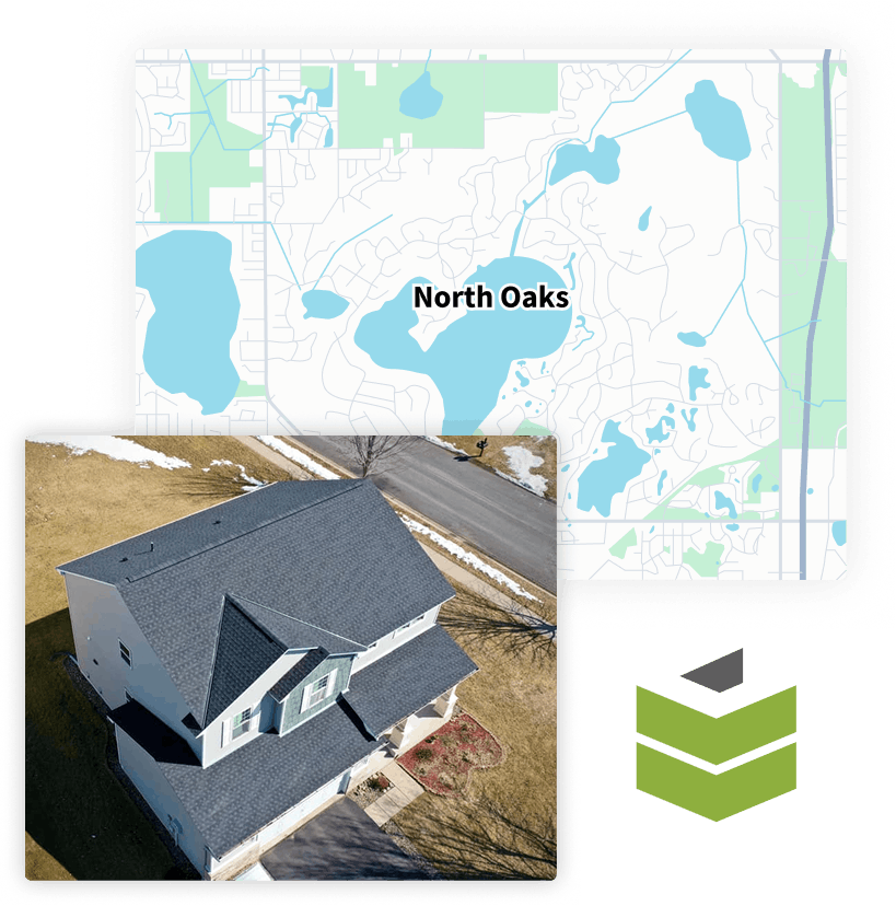 Map of North Oaks, MN