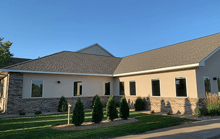 Commercial asphalt shingles