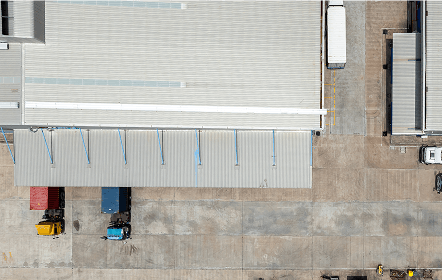 Commercial flat roof
