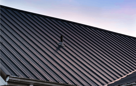 Commercial metal roofing