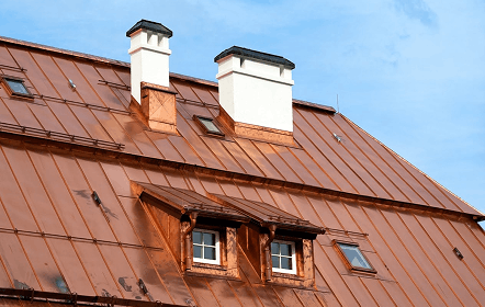 Copper roof