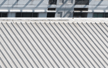 Steel roof